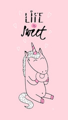 greeting card with cat