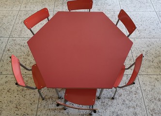 school desk for kindergarten children