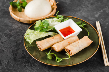 beautiful dish of vietnamese cuisine