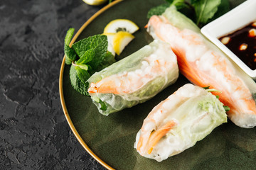 beautiful dish of vietnamese cuisine