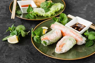 beautiful dish of vietnamese cuisine