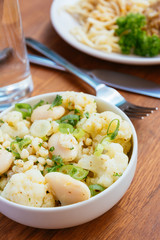 Cauliflower, Barley and Big Bean Salad