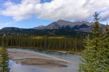 Bow River Banff National Park Alberta sunrise