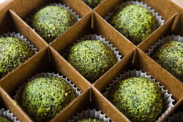 Handmade beautiful multi-colored natural diet vegetarian sweets