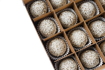 Handmade beautiful multi-colored natural diet vegetarian sweets