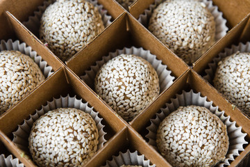 Handmade beautiful multi-colored natural diet vegetarian sweets