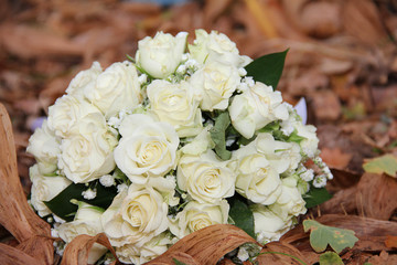 bouquet for the bride of small roses