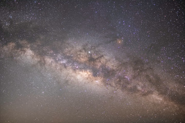 The stars and the milky way in the night sky are very beautiful.