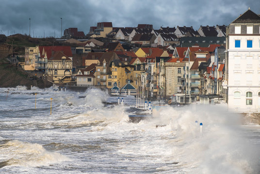 big storm in the north of France
