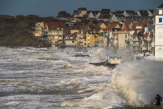 big storm in the north of France