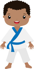 Obraz premium Karate, Kid, Marshal arts, tae kwon do, ninja, contact sport, sports, athlete, athletics, fit, health, fight, fighting, kickboxing, boxing, school, student, 