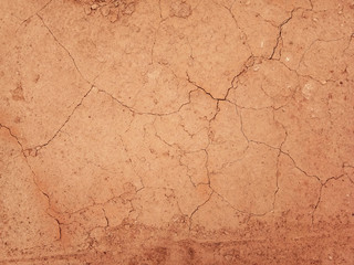 The ground has cracks in the top view for the background