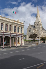 Fototapeta na wymiar Oamaru Victorian town in New Zealand Church