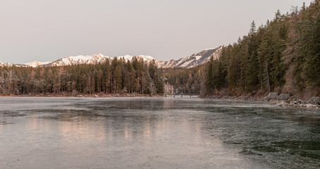 Eibsee im Winter
