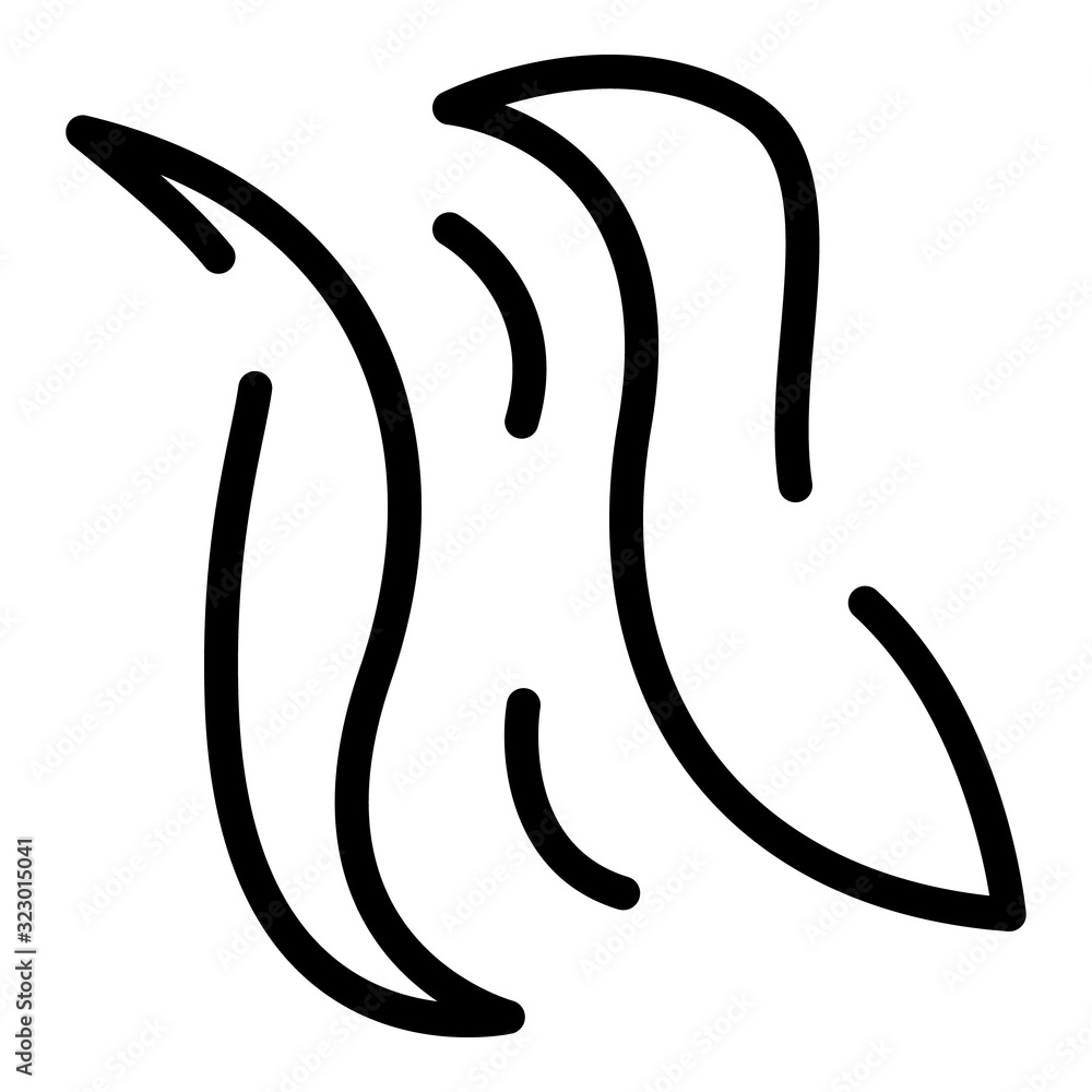 Poster epidemic worm icon. outline epidemic worm vector icon for web design isolated on white background