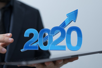 year 2020 business solution concept