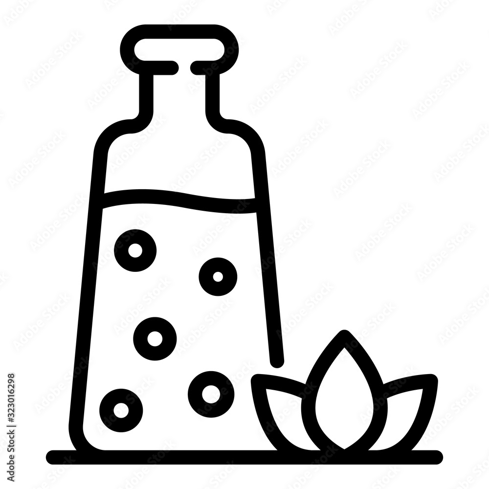Poster spa soap bottle icon. outline spa soap bottle vector icon for web design isolated on white backgroun