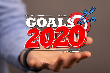 year 2020 business solution concept
