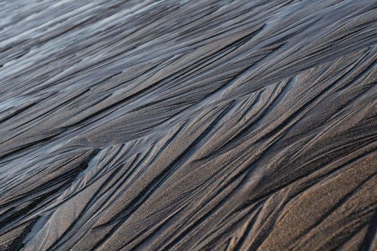 Icelandic black sand beach