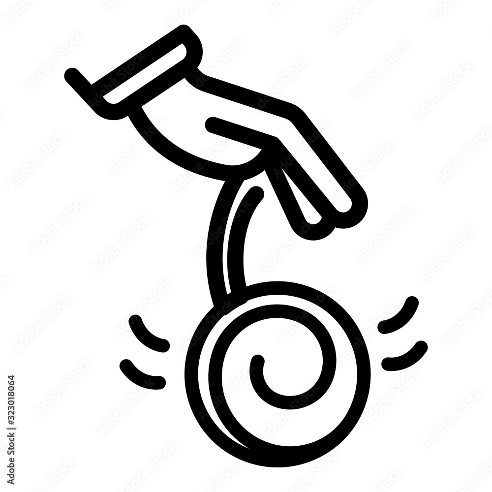 Poster modern hypnosis icon. outline modern hypnosis vector icon for web design isolated on white backgroun