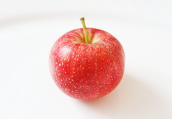 Red apple isolated on white background