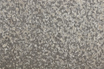 The spotty surface is dark and light gray.