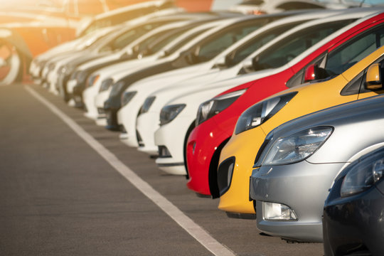 Fototapeta Cars in a row