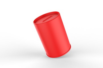 Blank  Promotion Acrylic Car Information Stand Display, 3d render illustration.