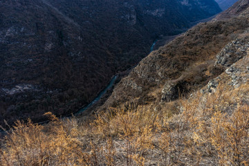 Samshvilde canyon landscape