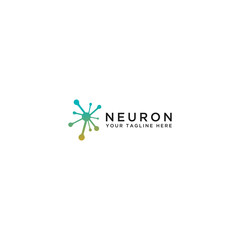 The concept of the Neuron logo. Logos available in Eps vectors. - Vector