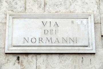 nomi delle strade e piazze di roma,italia