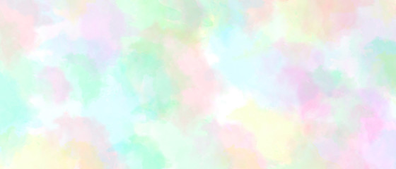 Colorful watercolor abstract background with space for text or image