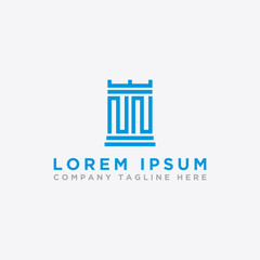 logo design inspiration for companies from the initial letters of the NN logo icon. -Vector
