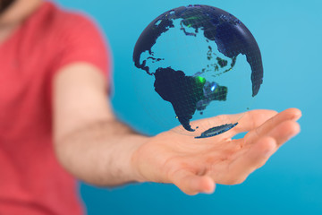 the world digital in hand.