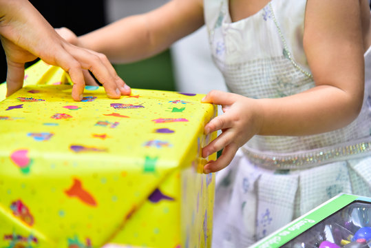 child playing with colorful blocks, Children's Day
