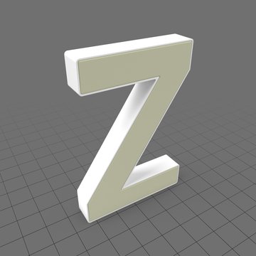 Letters Simple Z