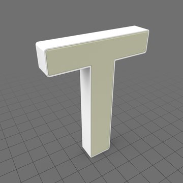 Letters Simple T