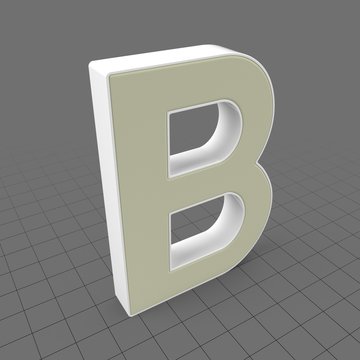 Letters Simple B