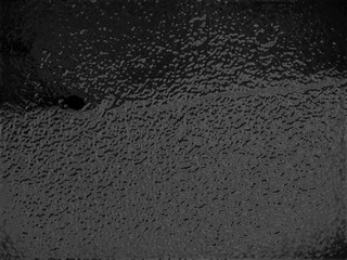 rain drops on black surface