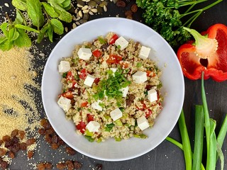 Orientalischer Couscous-Salat – Gesundes Salat Rezept