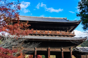 京都 秋の南禅寺 三門