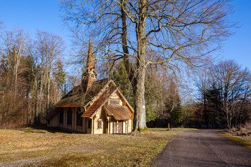 Stabkirche Albrechtshaus Harz Stiege