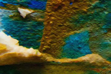 Naklejka premium Abstract grunge texture background. Stock abstraction art on canvas. Realistic beauty digital painting. Amazing simple design pattern for backdrop. Macro template in oil. Splashes of paint.