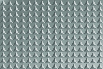Volumetric triangular pyramids in monochrome color