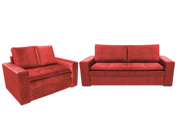 Three seats cozy color fabric