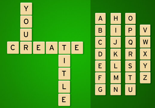 Scene Creator Mockup with Letter Tiles