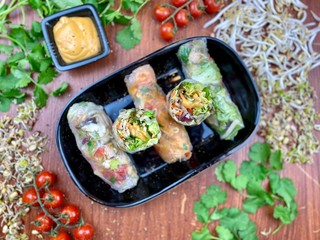 Gesunde Sommerrollen