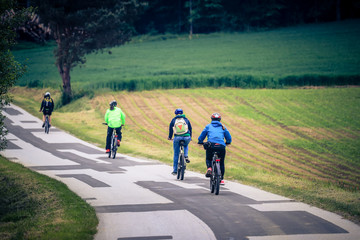 Fototapeta premium Radfahren