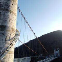 Obraz premium Caille bridge in Savoy, France