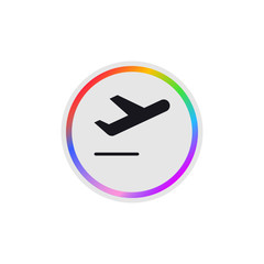 Departure -  Modern App Button